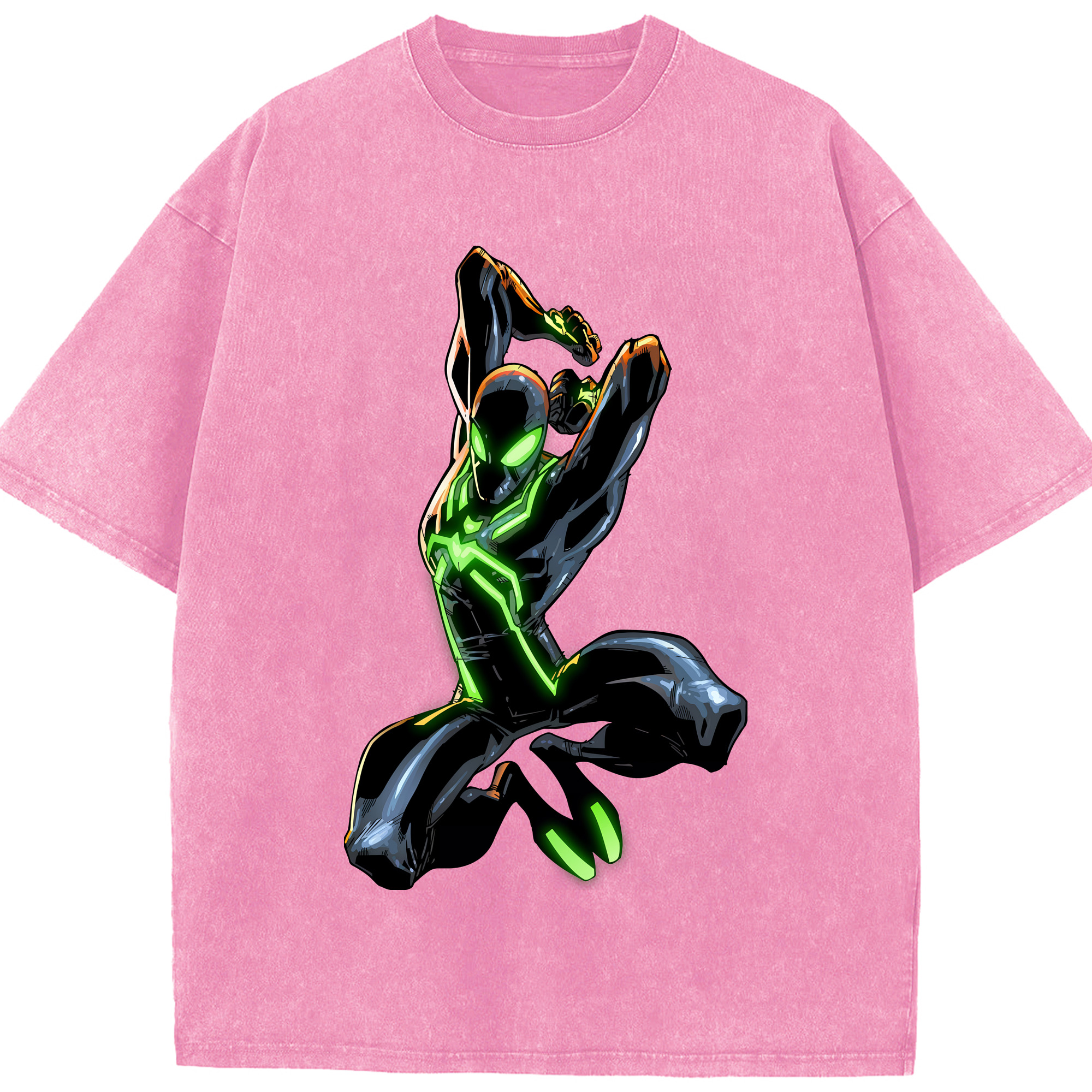 （画像用） Spider Man スパイダーマン 綿100% ヴィンテージ風 半袖Tシャツ（フロントプリント）